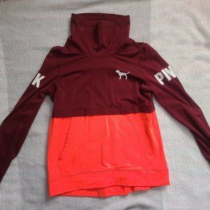 Victorias Secret PINK Ruby and Orange Ultimate Sweatshirt